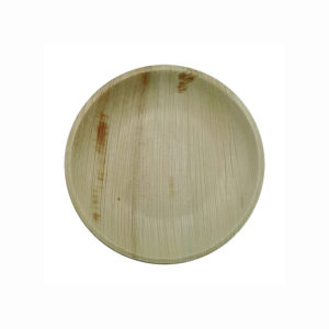 Plato de hoja de palma - redondo - 150 mm
