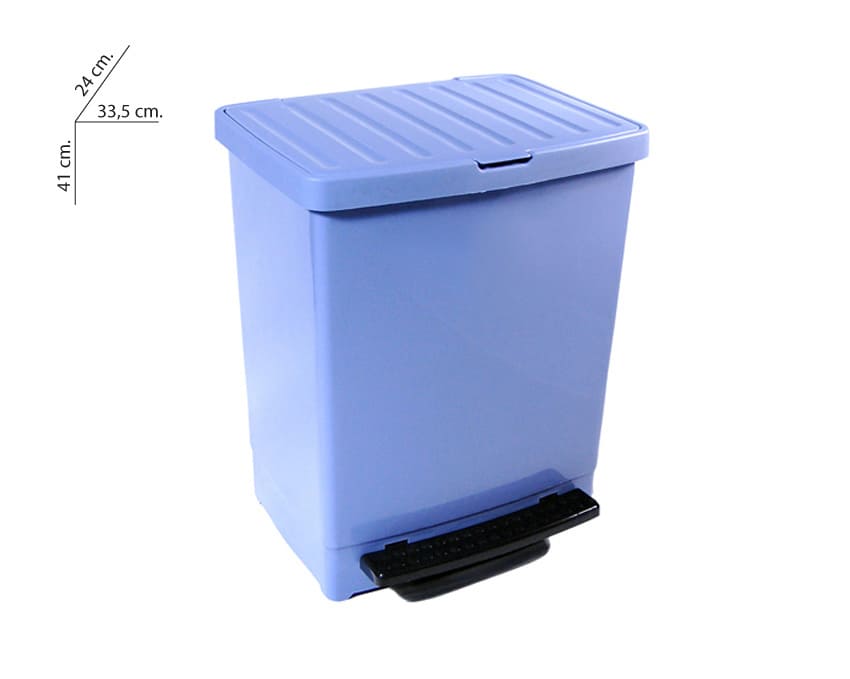 TIENDA EURASIA® Cubo de Basura para la Cocina - Cubo Basura con Pedal  Capacidad para 30 Litros - Material Plastico Resistente - Variedad de  Colores