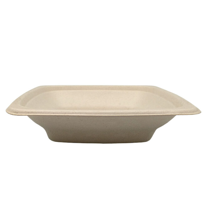 Bol de bagazo – Cuadrado - 460 ml. / 16 oz. 18 x 18 x 40 cm.