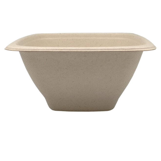 Bol de bagazo – Cuadrado - 1.200 ml. / 40 oz. 18 x 18 x 90 cm.