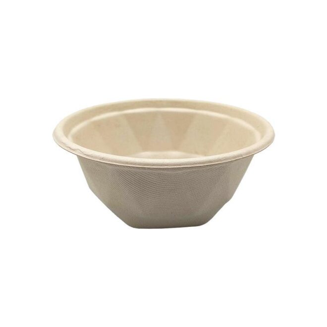 Bol diseño de bagazo - 750 ml. - Ø 160 mm. 16 x 6 cm.
