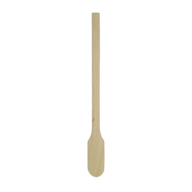 Agitador paddle de madera 13 cm.
