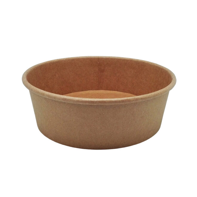 Ensaladera de cartón – Full kraft - 500 ml. - Ø 150 mm.