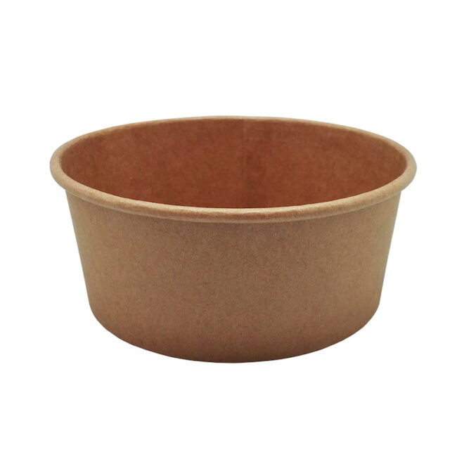 Ensaladera de cartón – Full kraft - 700 ml. - Ø 150 mm.