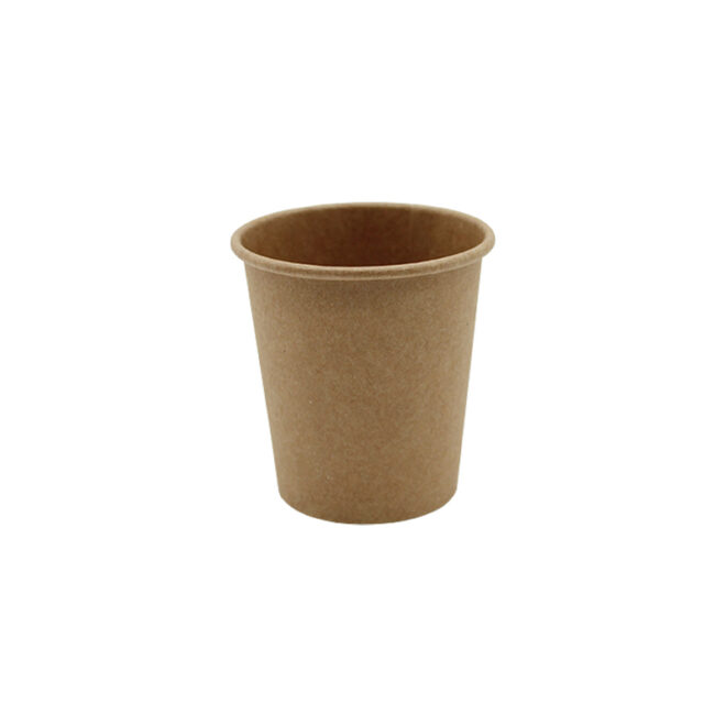 Salsero - Kraft - con tapa PET - 120 ml. / 4 oz. - Ø 61