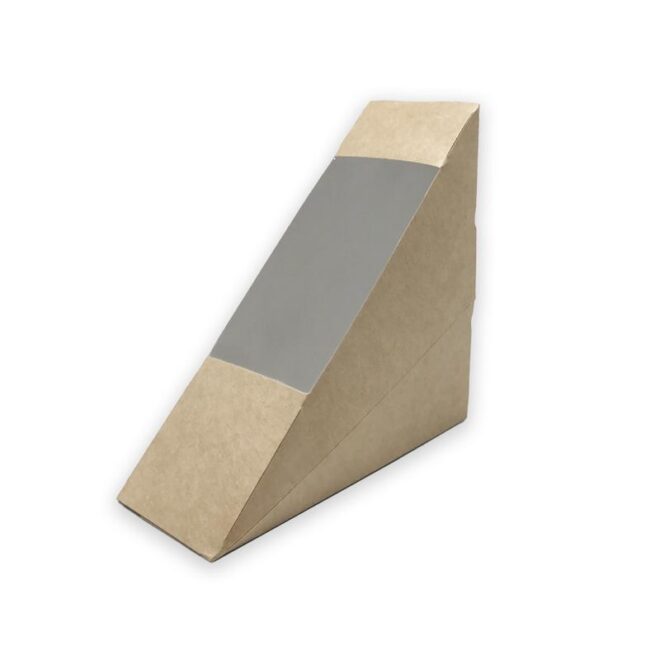 Envase para Sándwich - Kraft-Blanco - Pequeño 5