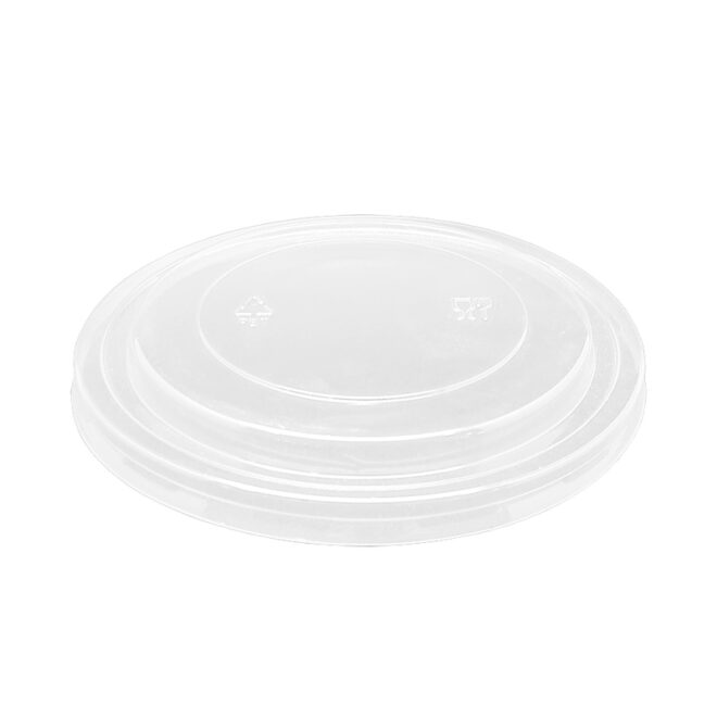 Tapa PET Ensaladera de cartón - Full Kraft - Ø 150 mm.
