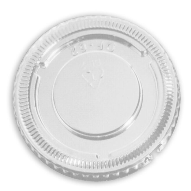 Tapa PET Salsero - Transparente - Ø 62 mm.