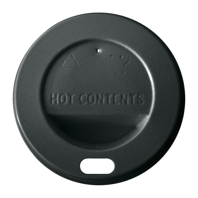 Tapa para vaso de papel - Negro - 4 oz. - Ø 60 mm.