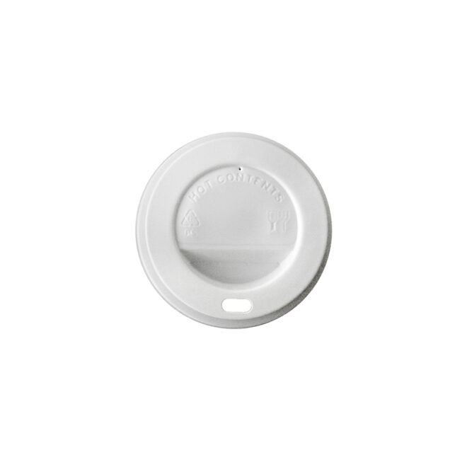 Tapa para vaso de papel - Blanco - 4 oz. - Ø 60 mm.