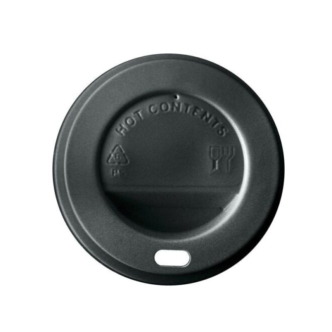 Tapa para vaso de papel - Negro - 7 oz. - Ø 72 mm.