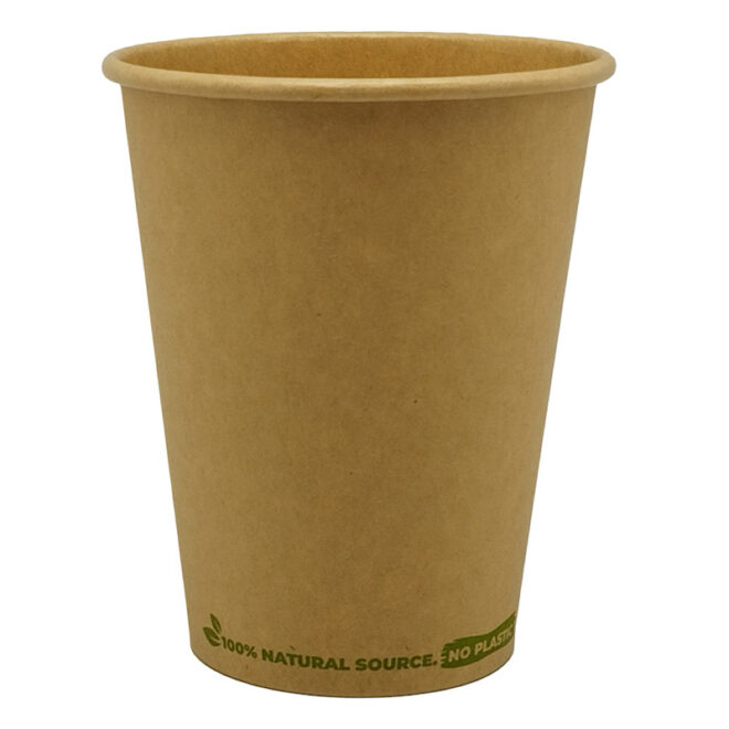 Vaso de papel – Kraft - 360 ml. / 9 oz. WATER BASED Ø 90 mm.