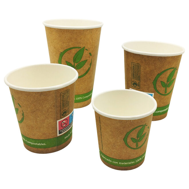 Vaso de papel bebidas calientes - 360 ml. / 12 oz. - Ø 80 mm. - Imagen 2