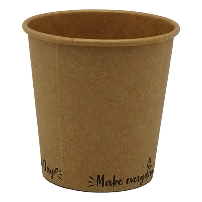 Vaso de papel – Kraft – 120 ml /4 oz. EARTH DAY Ø 62mm.