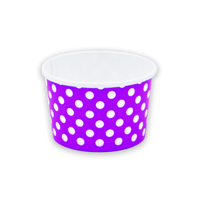 Tarrina de papel – Topos - 240 ml. / 8 oz. - Ø 95 mm.