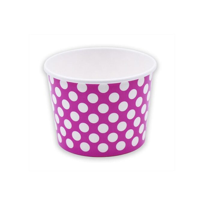 Tarrina de papel – Topos - 360 ml. / 12 oz. - Ø 105 mm.