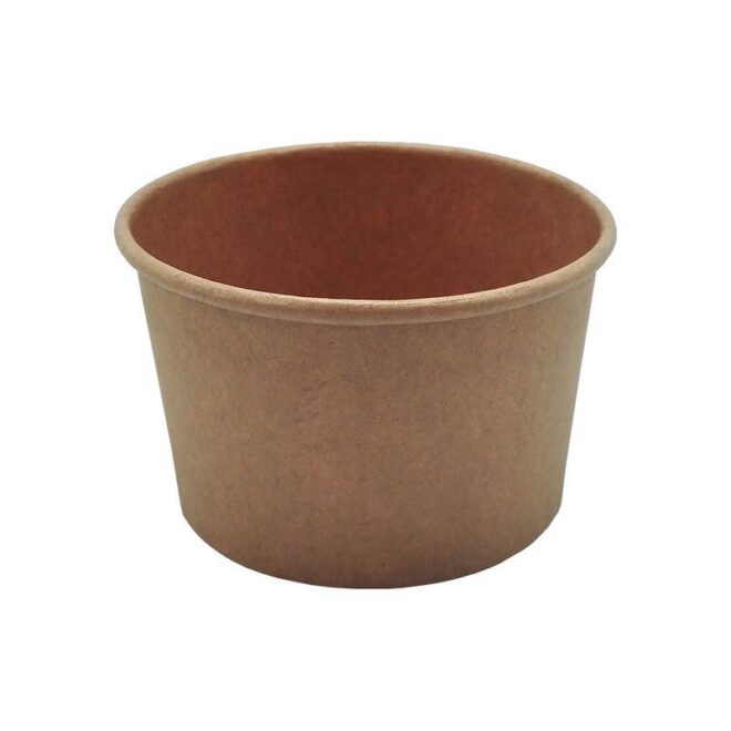 Tarrina de papel – Full Kraft - 360 ml. / 12 oz. - Ø 105 mm.