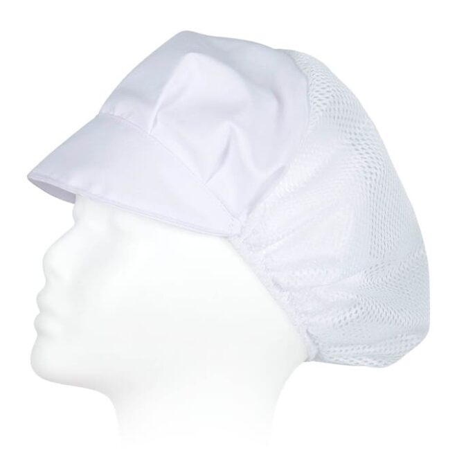 Cofia de tela blanca