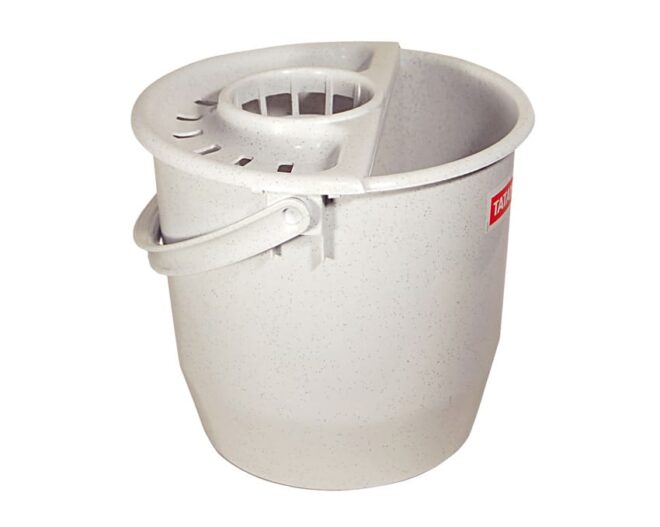 Cubo con escurridor redondo reforzado