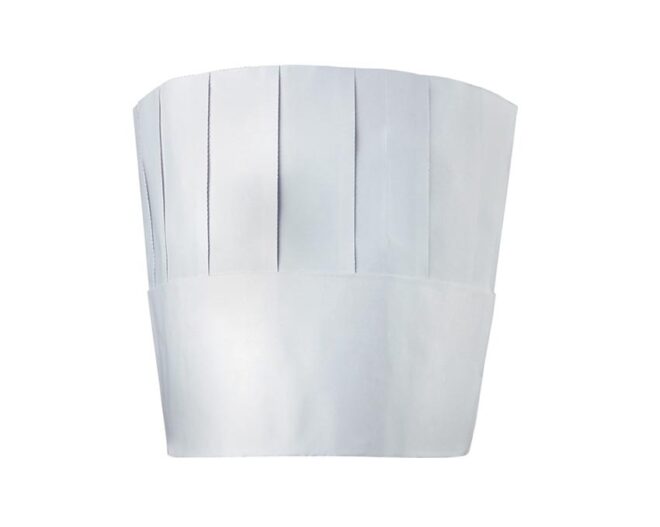 Gorro de chef (papel) 27 cm.