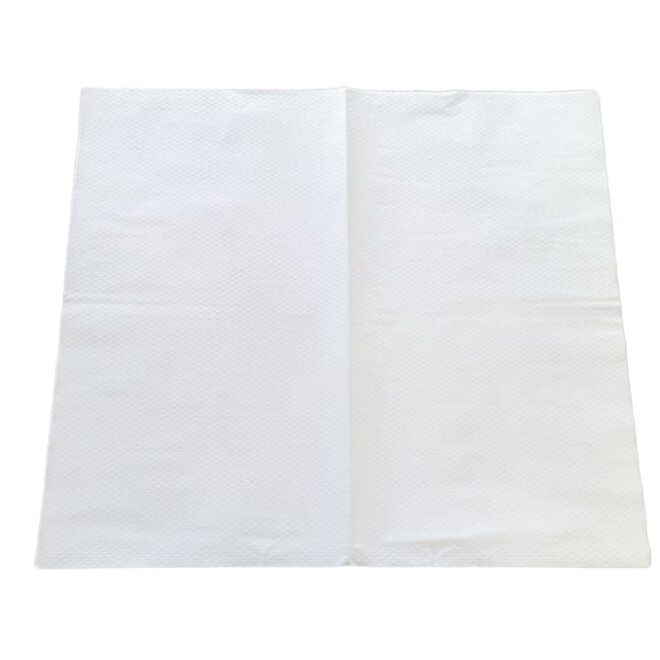 Mantel gofrado Blanco 30 x 40 cm.