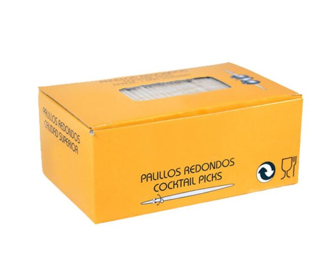 Palillos Con funda de papel