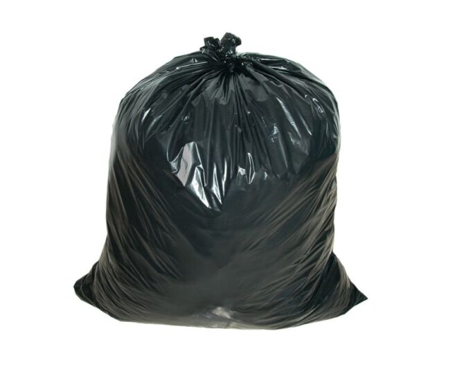 Saco de basura 85 x 105 cm. Negro