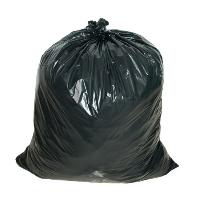 Saco de basura 85 x 105 cm. Negro