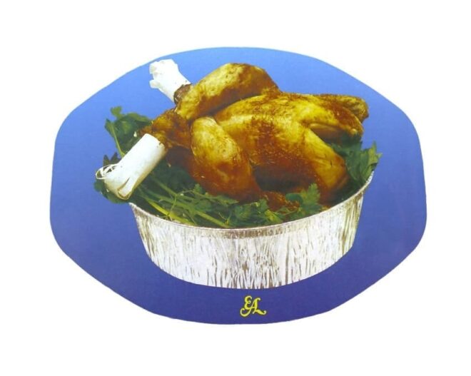 Tapa bandeja pollo oval