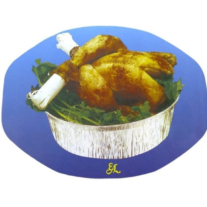 Tapa bandeja pollo oval