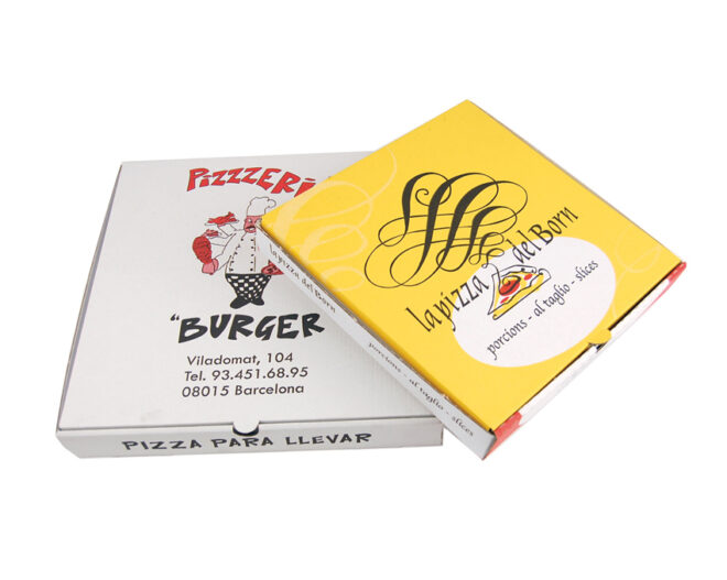 Caja de pizza personalizada