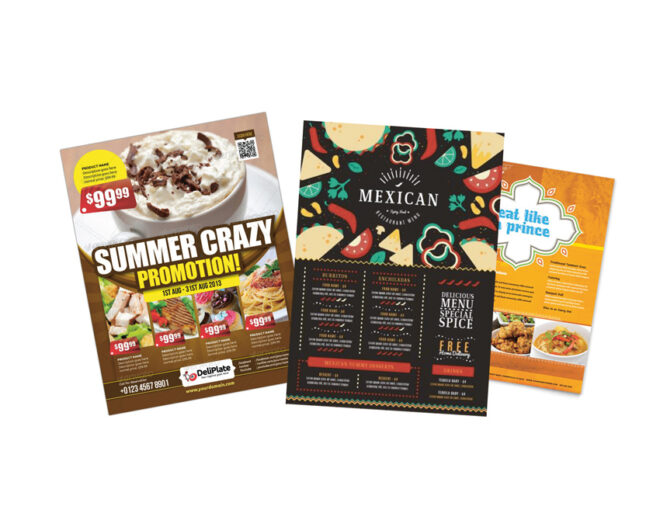 Flyer restaurantes