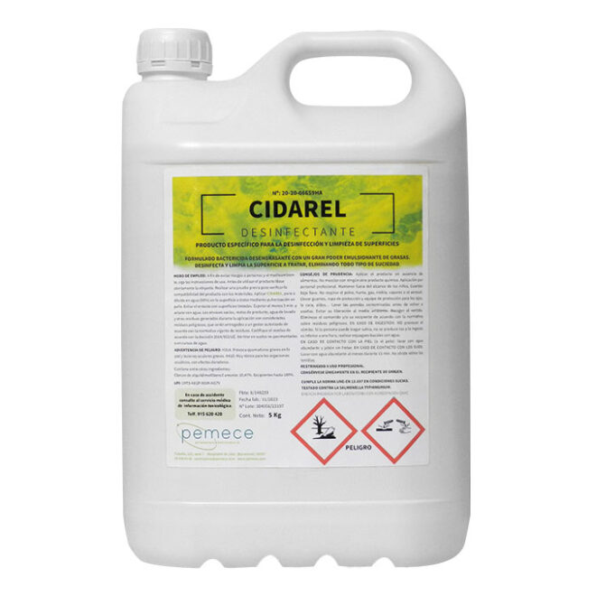 Cidarel Nº Reg: 20-20-06659-HA 5 kg.